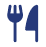 Fork knife icon