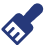Paint brush household icon